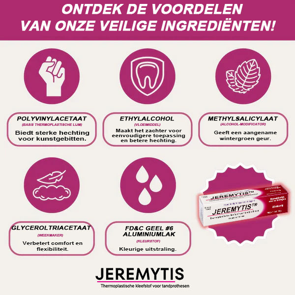 ✨[Officiële Merkwinkel] JEREMYTIS™ Thermoplastisch Gebitskleefmiddel