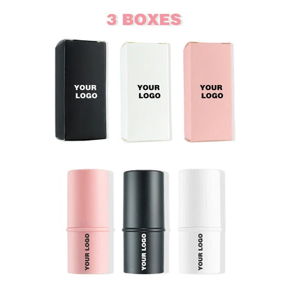 Private Label 29g Cream Blush Stick Bronzer Custom Bulk 8 Colors Waterproof Pigment Cute Blusher Makeup White Black Pink Tube