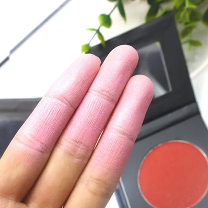 Custom 6colors Nude Blush Powder Matte Natural Cheek Tint Brighten Easy To Colored Face Waterproof Soft Female Makeup Bulk