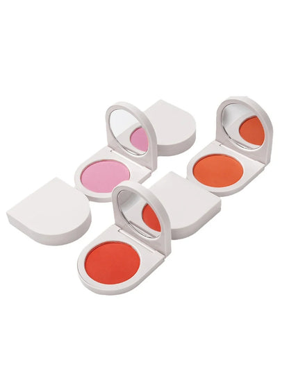 8-Color Private Label Blush Powder Custom Bulk Cute Cheek Blusher White Tube Single Color Rouge Powdering Pigment Face Makeup