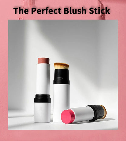 Custom 5 Colors 2 in 1 Blush Cream Stick Pigment Long Lasting Easy To Wear Waterproof Sweatproof Brighten Bulk Makeup