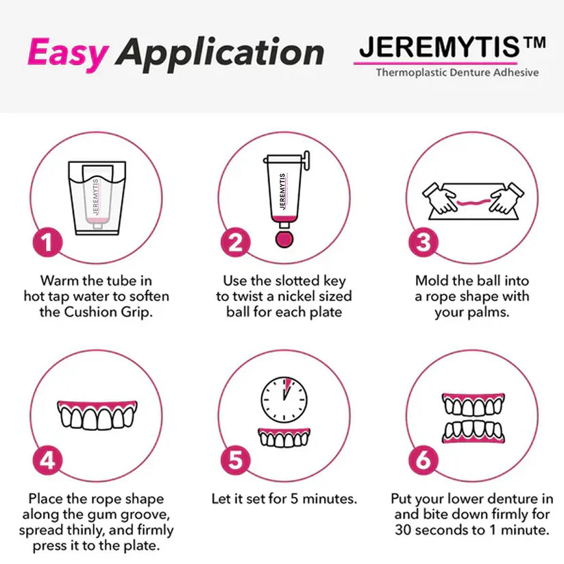 ✨[Official Brand Store]JEREMYTIS™Thermoplastic Denture Adhesive